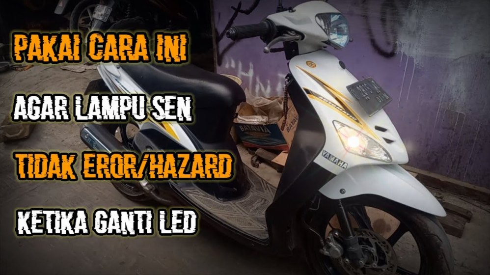 Mengapa Lampu Hazard Dan Sein Motor Berkedip Cepat Setelah Ganti Led Ini Penyebab Dan Solusinya