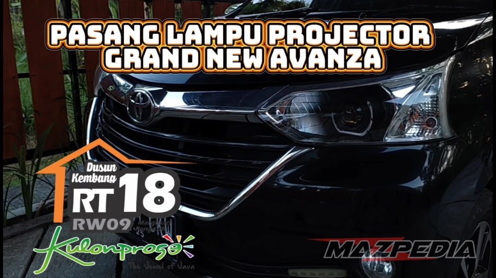 Panduan Lengkap Dan Estimasi Biaya Pasang Lampu Projector Led Pada Toyota Avanza